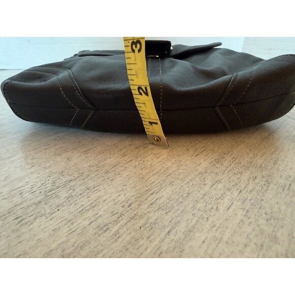 Coach Vintage 9480 Soho Flap Crossbody Black Leather Shoulder Hobo Y2K Cleaned - Picture 7 of 16